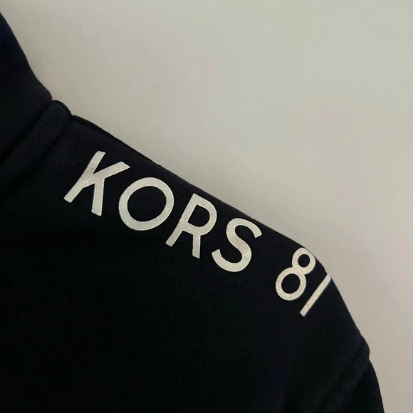 Michael Kors Quarter Zip Sweater Mock Neck Large - Picture 3 of 7